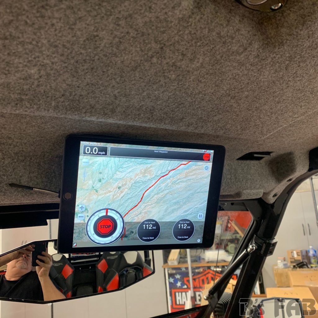Upper iPad / Tablet / GPS Mount B's Fab UTV