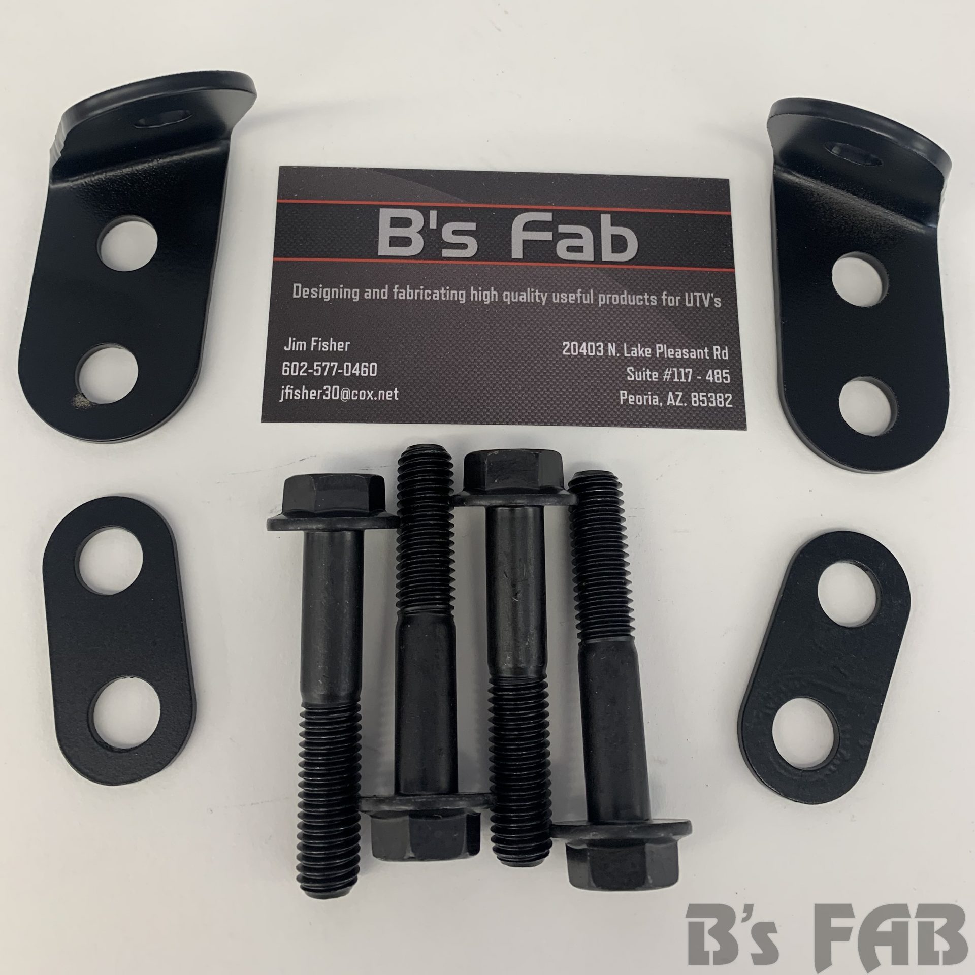 A-Pillar Cube Light Mounting Brackets (pair) - B's Fab UTV