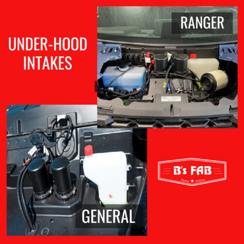 Under-Hood Intake Pre-Filter-Black (Sold as a Pair)