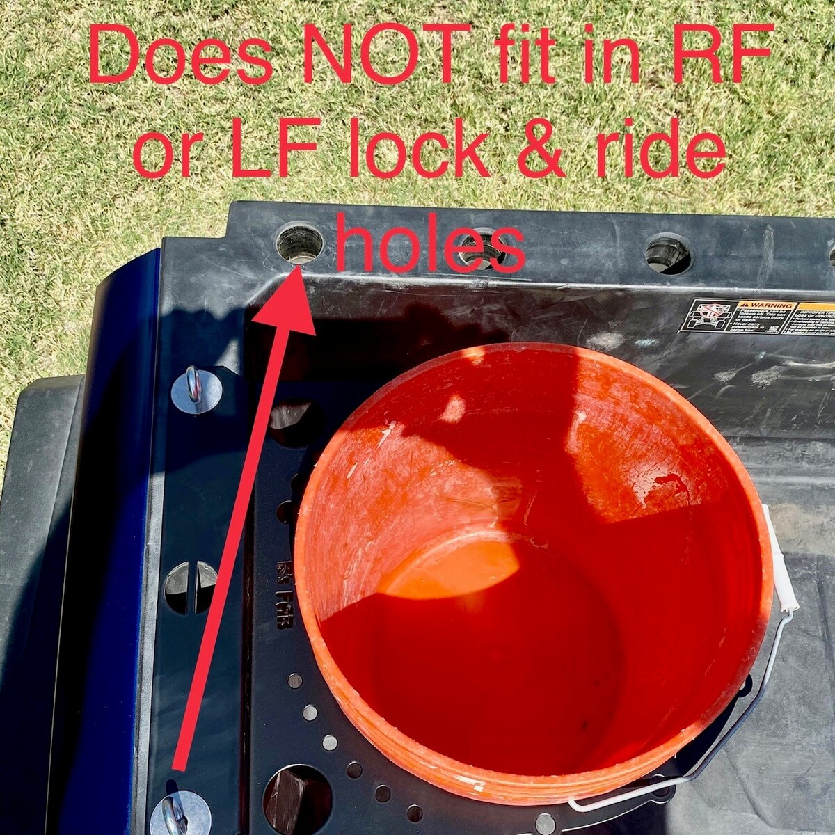 B’s FAB – Lock and Ride 5gal Bucket Holder - Image 6
