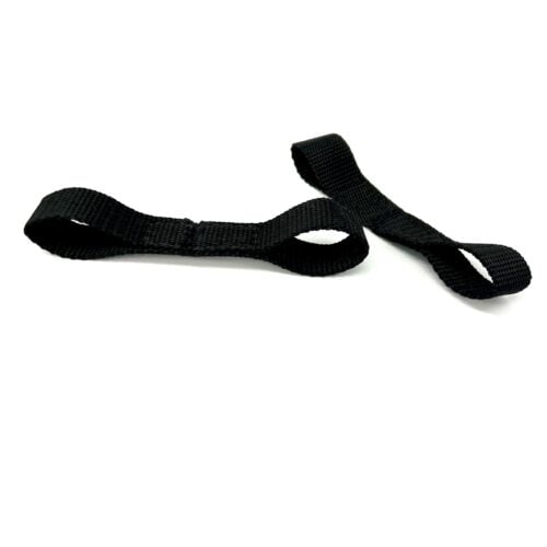 Extended Rear Door Limiting Straps Without Wire Loom