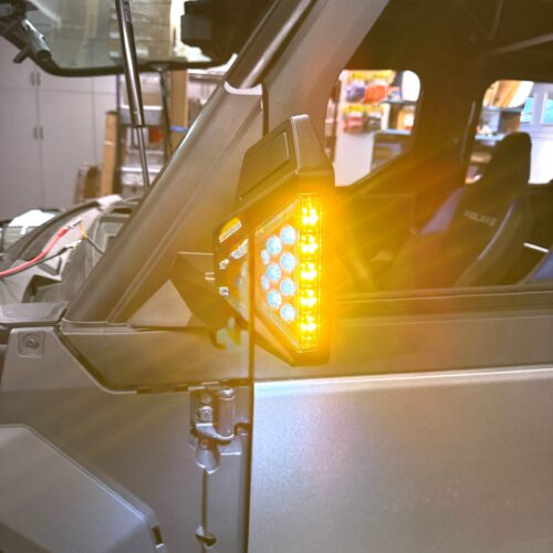 Polaris Xpedition Lighted Mirror with Adapter Kit